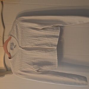 Vintage Annex Cropped Cable Knit Cardigan